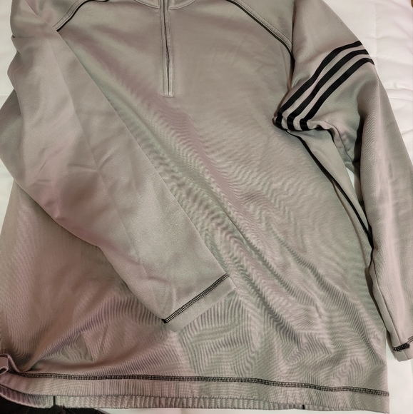 adidas 3-STRIPES QUARTER-ZIP PULLOVER - Picture 4 of 5